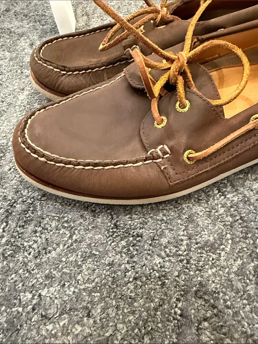 Sperry Gold Cup Brown Leather Boat Shoes